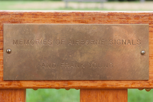 Memorial benches Airborne Museum 'Hartenstein' #5