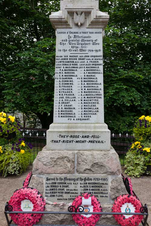 Oorlogsmonument Glen Urquhart #2