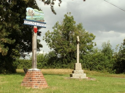 Oorlogsmonument Kirtling en Upend