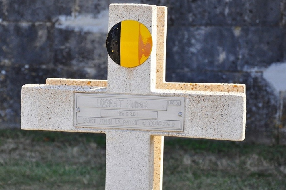 Belgisch Oorlogsgraf Faubourg Pav Verdun