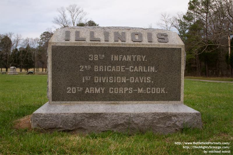 38th Illinois Infantry Regiment Monument #1