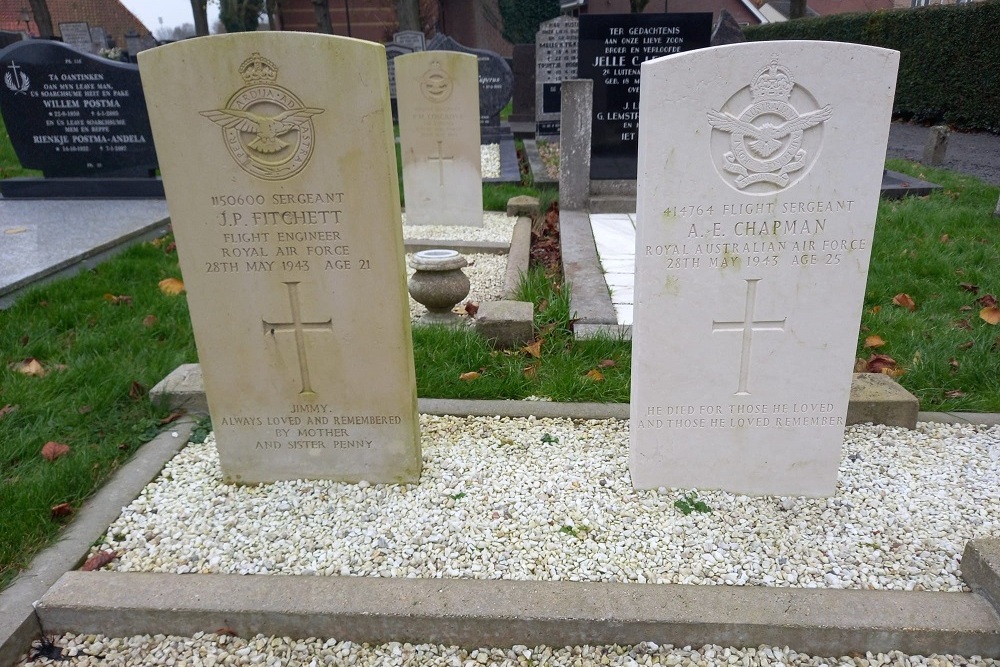 Commonwealth War Graves Protestant Churchyard Witmarsum #3