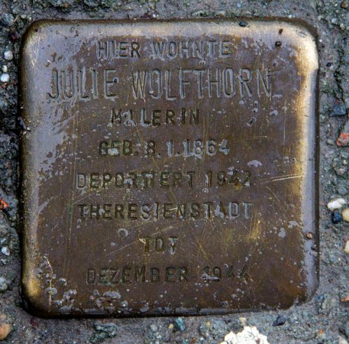 Stumbling Stones Kurfürstenstraße 50 #3