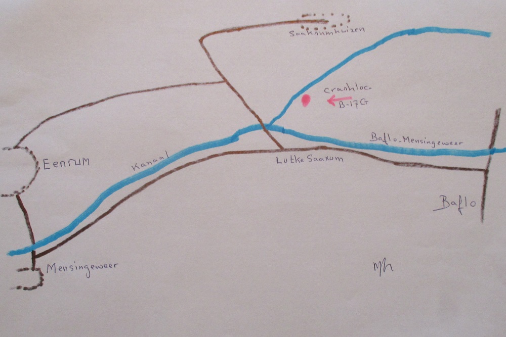 Crashlocation B-17G #1