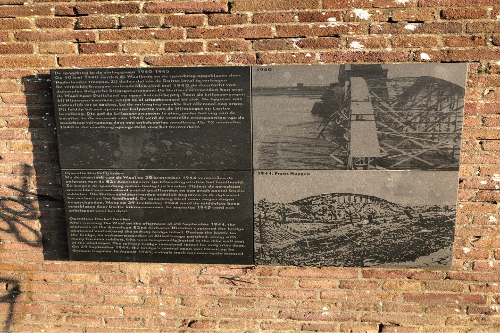 Gedenkteken Spoorbrug over de Waal