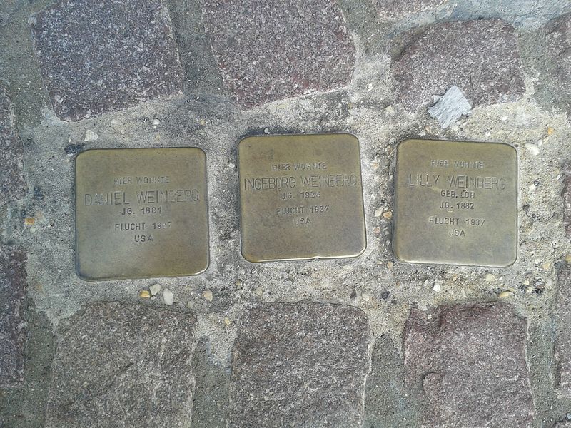 Stolpersteine Bahnhofstrae 4 #1