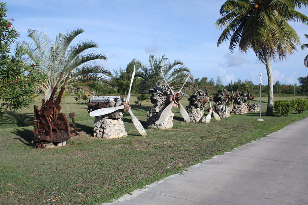 Open Air Display Japanese War Relics