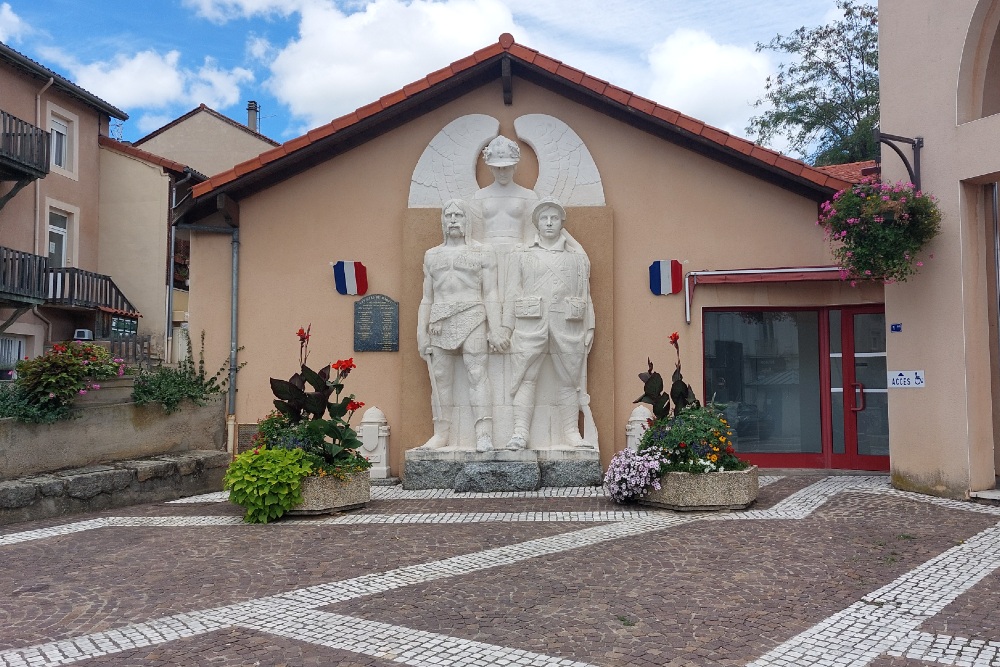 Monument Omgekomen Verzetsstrijders Boën-sur-Lignon #2