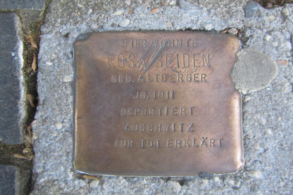 Stolpersteine Aachener Straße 443 #4