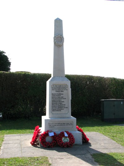 Oorlogsmonument Bressingham #1