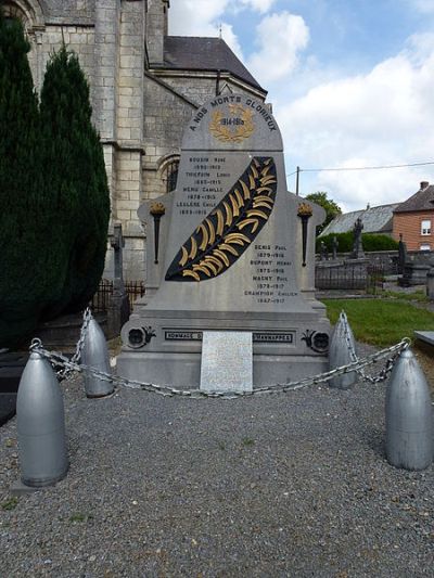 Oorlogsmonument Hannappes