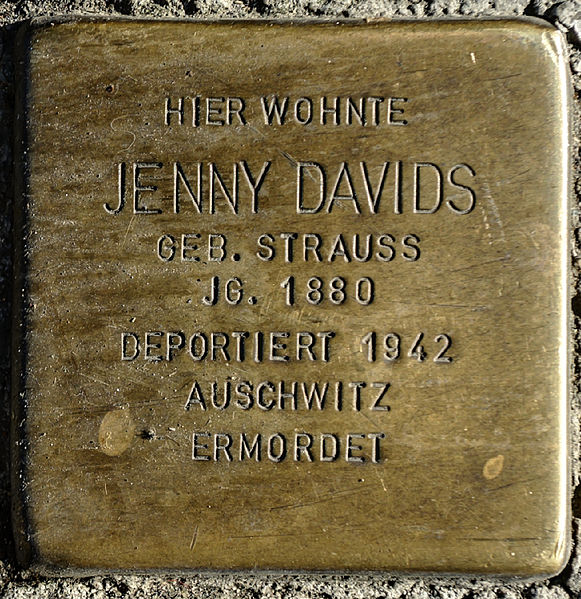 Stolpersteine Dsseldorfer Strae 40 #1