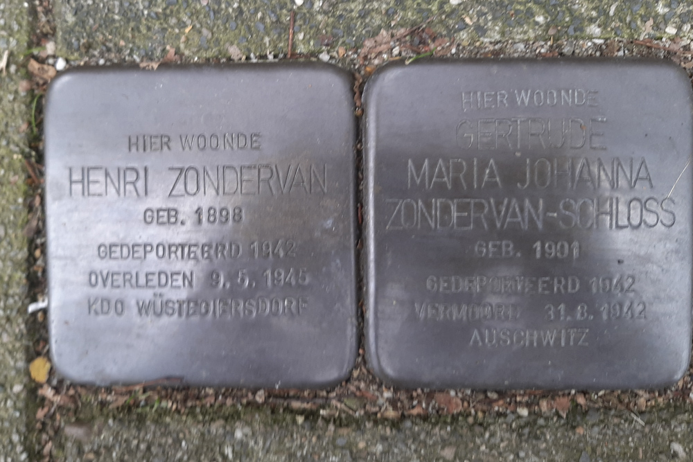 Stolpersteine Bergstraat 20-32 #3