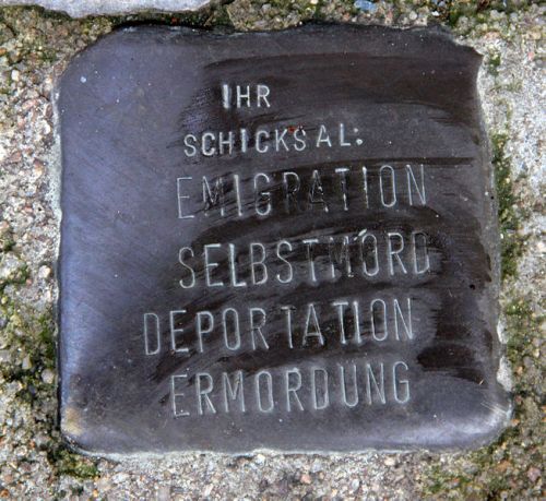 Stolpersteine Solinger Straße 10 #3