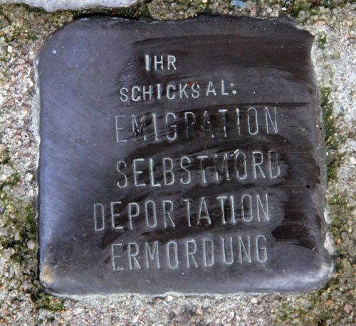 Stolpersteine Solinger Strae 10 #3