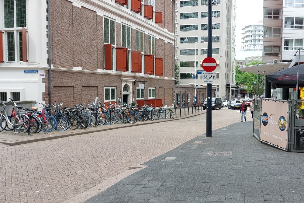 Brandgrens Bombardement Korte Hoogstraat / Bulgersteijn Rotterdam