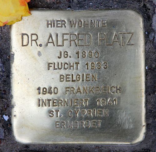 Stumbling Stones Reichsstraße 9 #2
