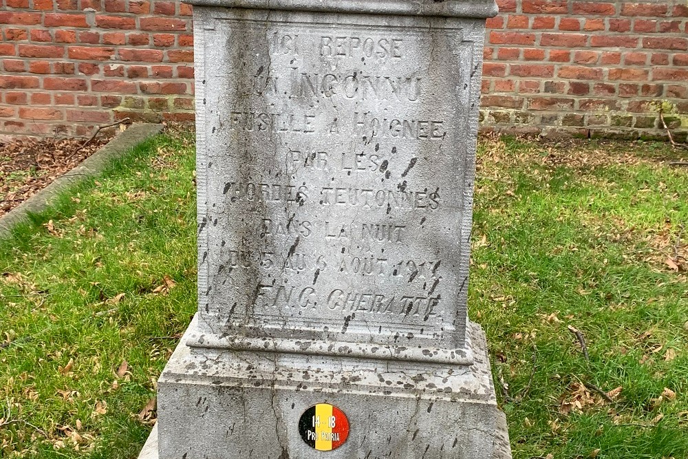 Belgian Grave Unknown War Victim Cheratte-Haut #2