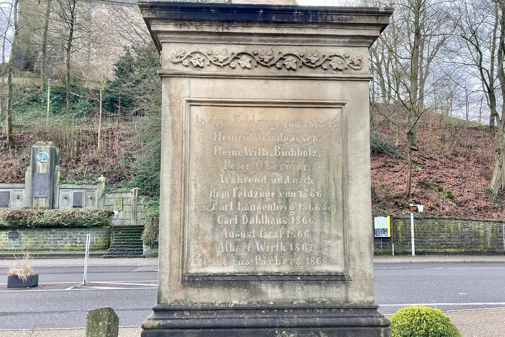 Oorlogsmonument Oorlogen 19e Eeuw Hückeswagen #3
