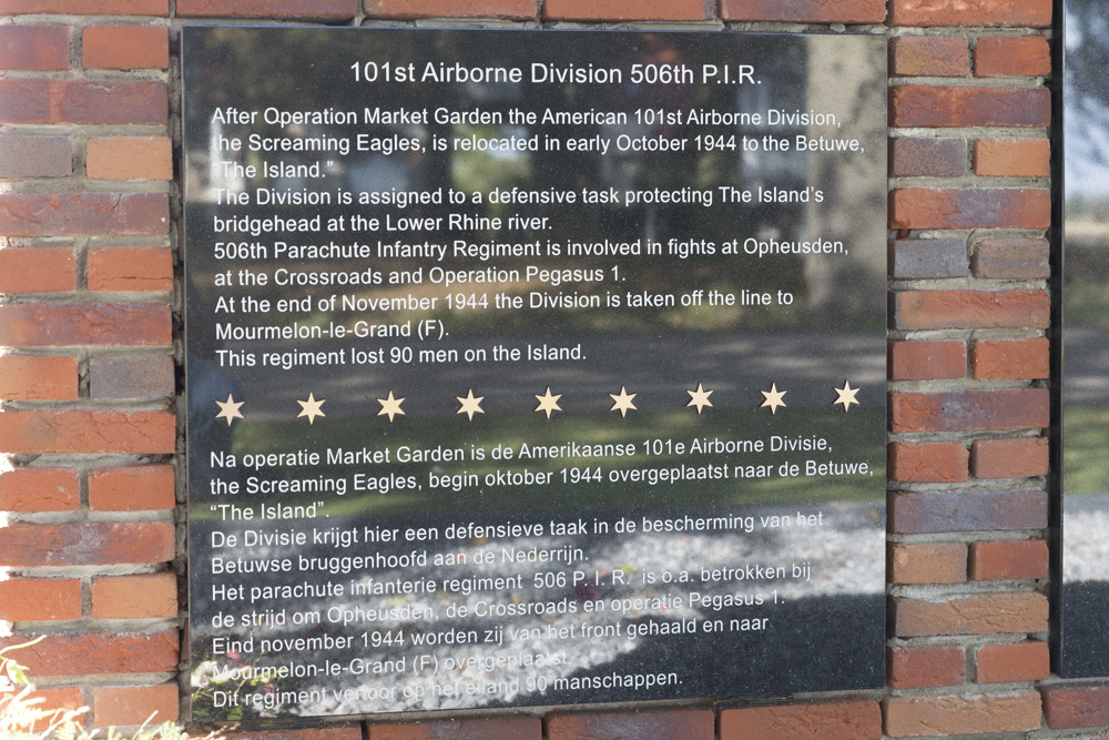 Monument 101st Airborne Division 506 P.I.R #2