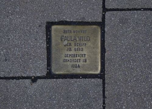 Stumbling Stone Goethestraße 24