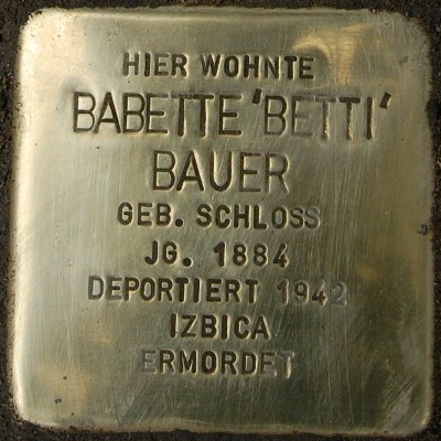 Stolpersteine Erhardstrae 21 #4