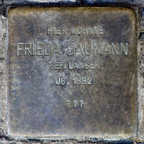 Stolpersteine Almstadtstraße 24