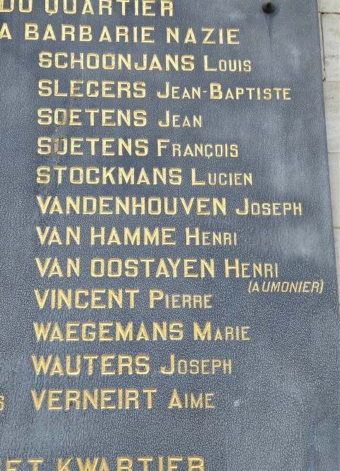 Memorial Victims Saint-Gislein District #5