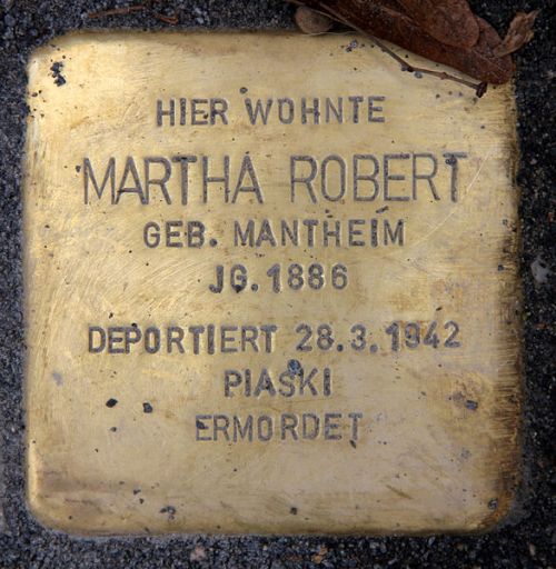 Stolpersteine Jenaer Strae 11 #3