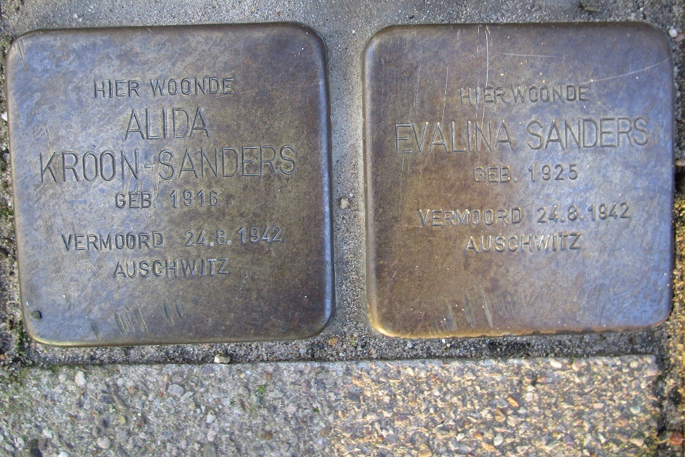 Stolpersteine Catharijnesingel 38 (voorheen Westerstraat 15) #3