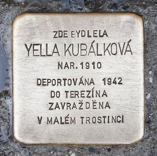 Stolperstein Masarykova třída 882/28
