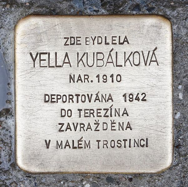 Stolperstein Masarykova třda 882/28 #1