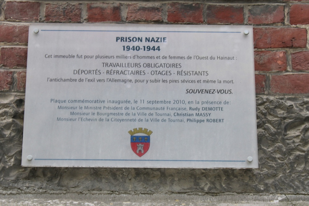 Gedenkteken Nazi-gevangenis 1940-1944 Tournai #2