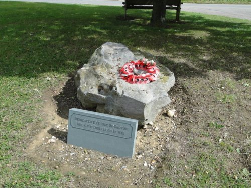 War Memorial Groton #1