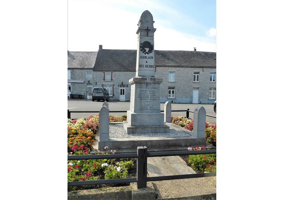 Oorlogsmonument Aublain