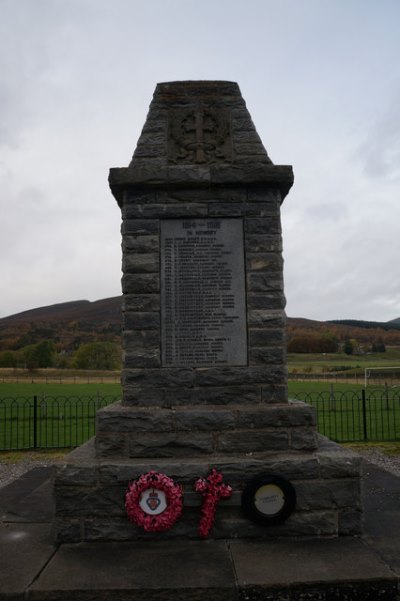 Oorlogsmonument Kincraig