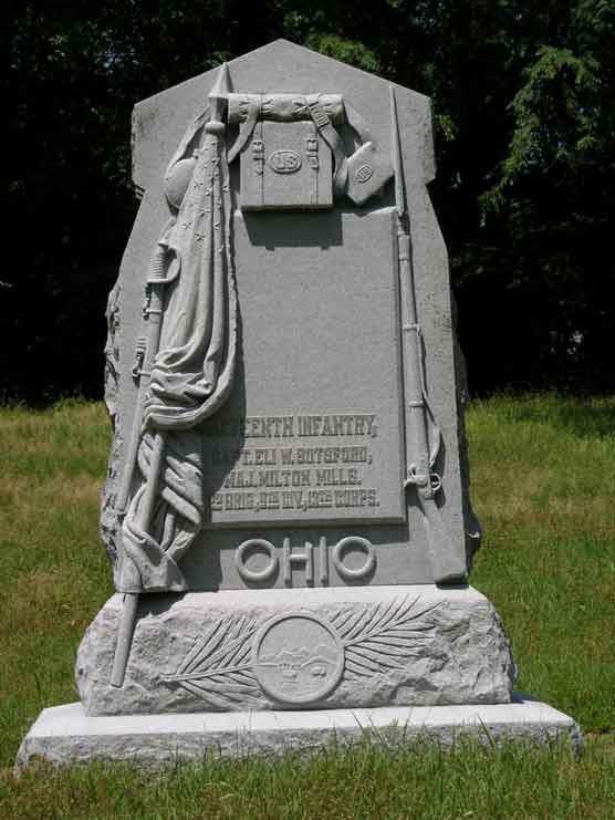 16th Ohio Infantry (Union) Monument