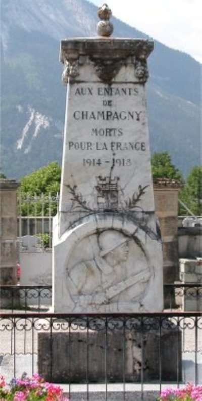 Oorlogsmonument Champagny-en-Vanoise #1