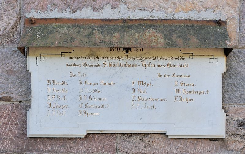 Franco-Prussian War Memorial Schlächtenhaus Community #1