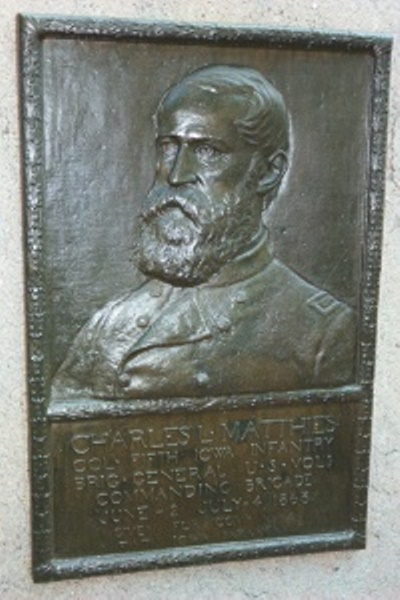 Memorial Colonel Charles L. Matthies (Union) #1