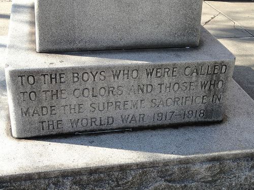 World War I Memorial Somerville #2