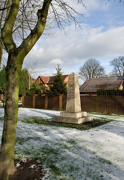 Oorlogsmonument Garswood Hall Colleries Institute