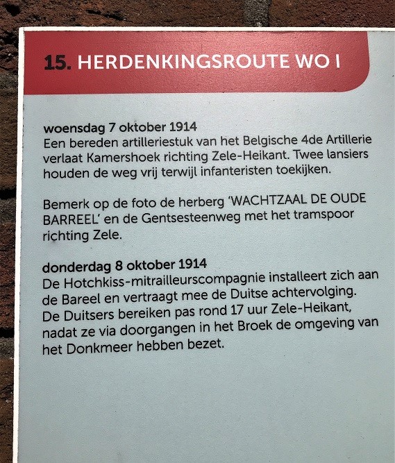 Herdenkingsroute 100 jaar Groote Oorlog - Informatiebord 15 #3