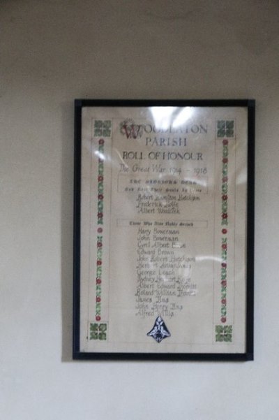 Roll of Honour Holy Rood Church #1