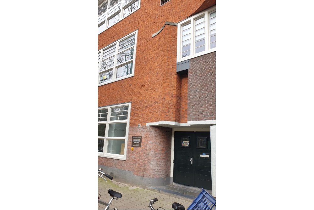Memorial Former Jewish School Jekerstraat #3
