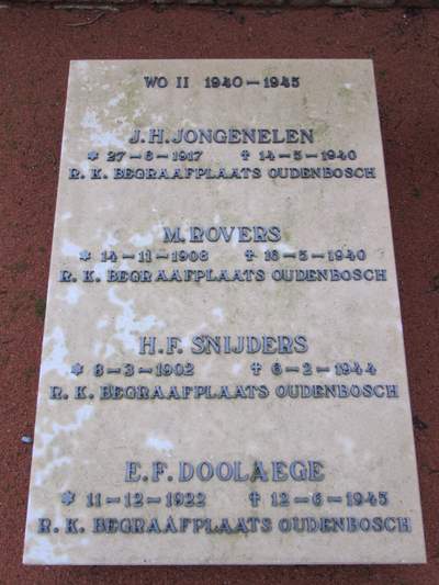 Dutch War Graves and Memorial Oudenbosch #3