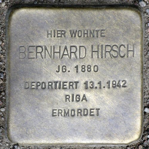 Stolpersteine Schulzestraße 15 #2