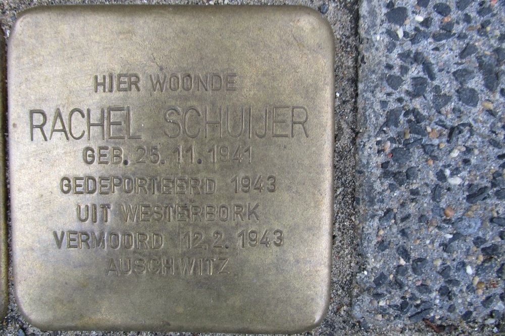 Stolpersteine Van Heurnstraat 165 #4