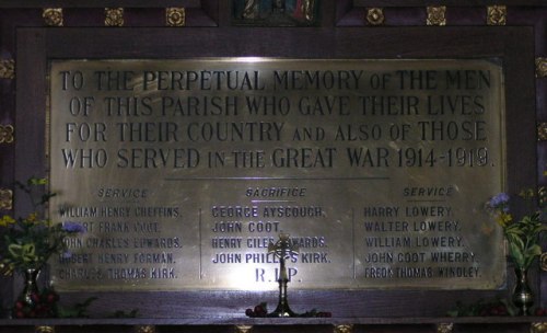 War Memorial St. Mary Church