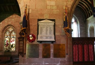 Oorlogsmonument Powick Church